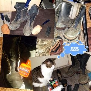 Restored men's boots